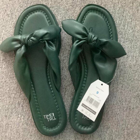 Sandals Womens Size 9 Green True to Size - Picture 2 of 4